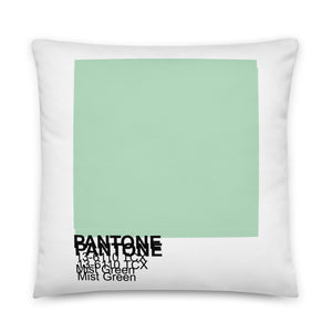 Pantone Mist Green Basic Pillow