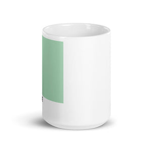 Pantone mist green mug